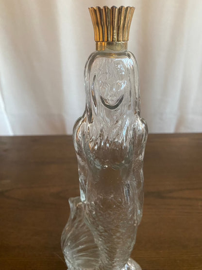 1970s Avon Sea Maiden Mermaid Bath Oil Bottle